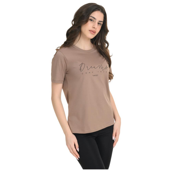 Target Γυναικεία κοντομάνικη μπλούζα Single Jersey ''Dreams'' T-Shirt